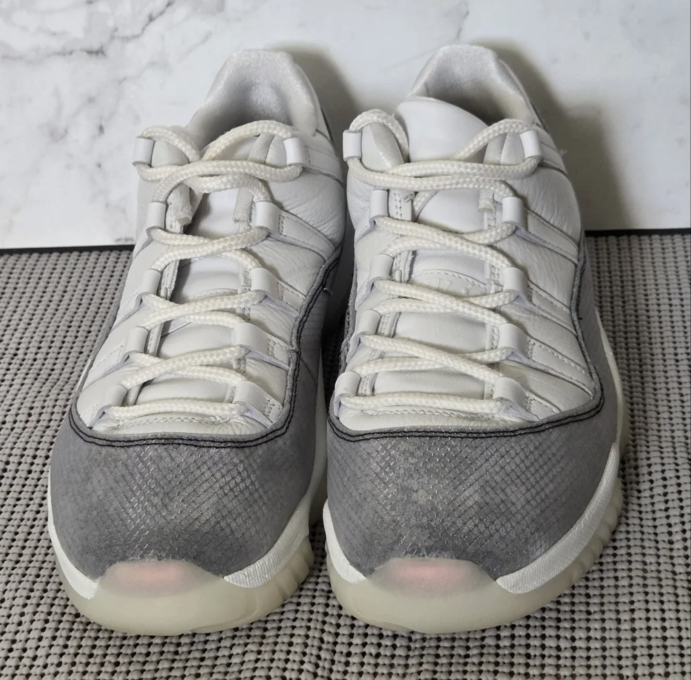 Nike Air Jordan 11 Low Year of the Snake Mens Sneakers Shoes Grey White 11 - Picture 3 of 8